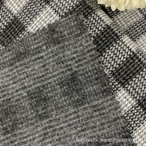 Factory-Customized Checked Terry Fabric